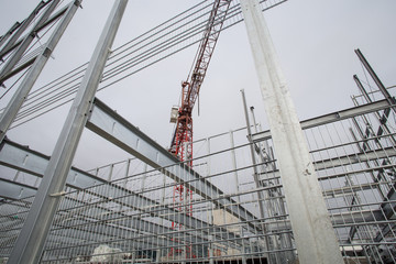 Baustelle eines Parkhauses