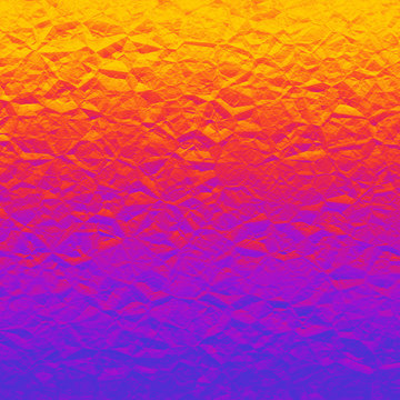 Neon Colorful Wrinkled Foil Texture Multi Colored Background
