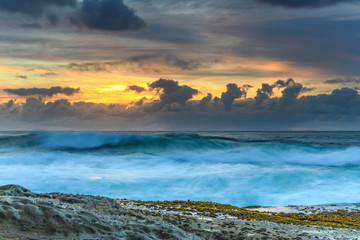 An Atmospheric Sunrise Seascape