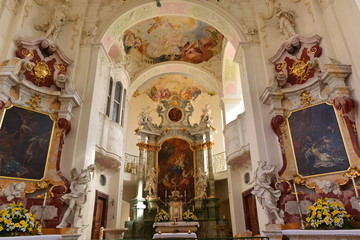 Innenansicht Schlosskirche Insel Mainau 