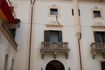 Palermo, Italy - September 10, 2018 : View of Villa Niscemi