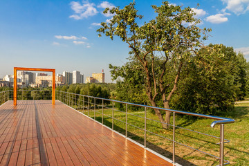 viewpoint deck in park