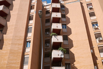 Palermo, Italy - September 11, 2018 : Building in Palermo