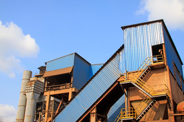 mechanical equipment in a steel plant