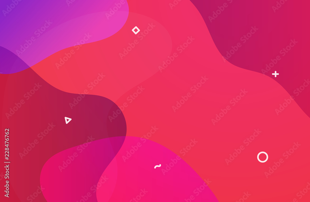 Aufkleber flat design abstract gradient vector background