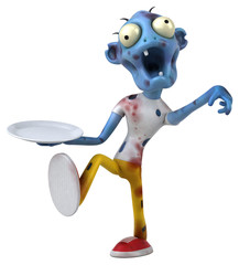 Fun zombie - 3D Illustration