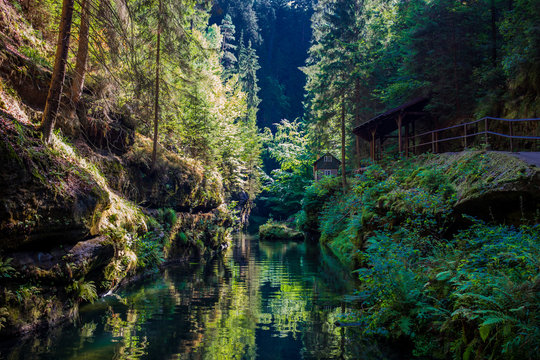 Kamnitzklamm in der B&ouml;hmische Schweiz