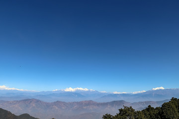 Himalayas as seen from Kathmandu,  Nepal