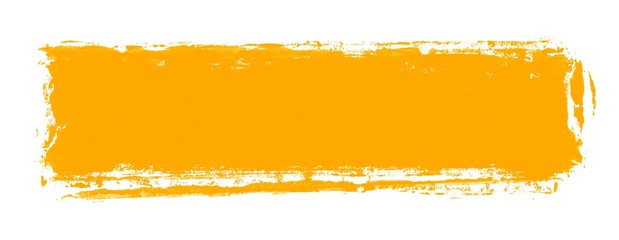 Gemalter breiter Farbstreifen orange