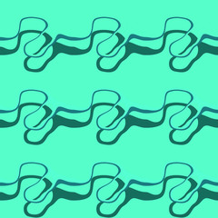 Seamless background pattern with a variety of multicolored lines.