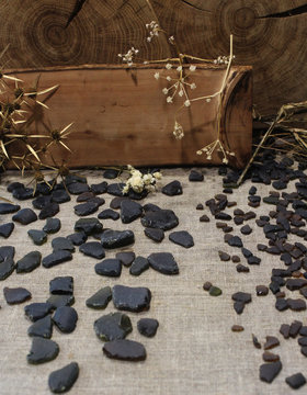 Brown sea glass