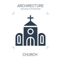 Obraz premium church icon