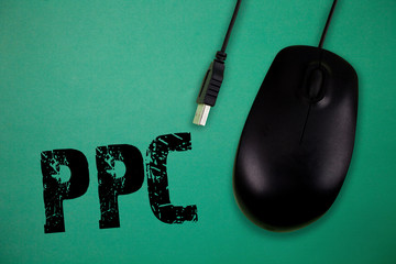 Word writing text Ppc. Business concept for Advertisers pay a fee each time one of their ads is...