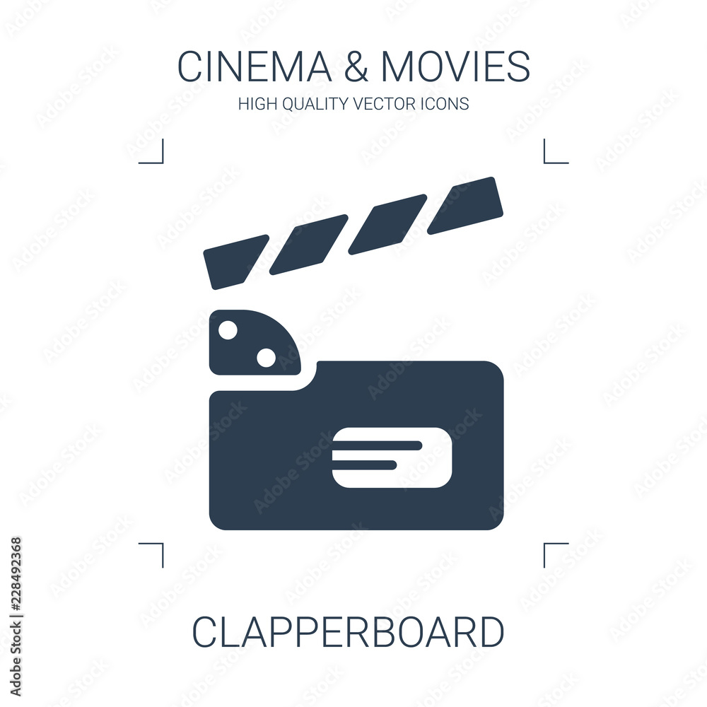 Poster clapperboard icon