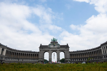 Obraz premium the triumphal arch in Brussels-Belgium