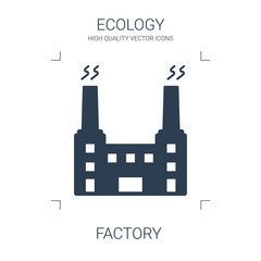 Obraz premium factory icon