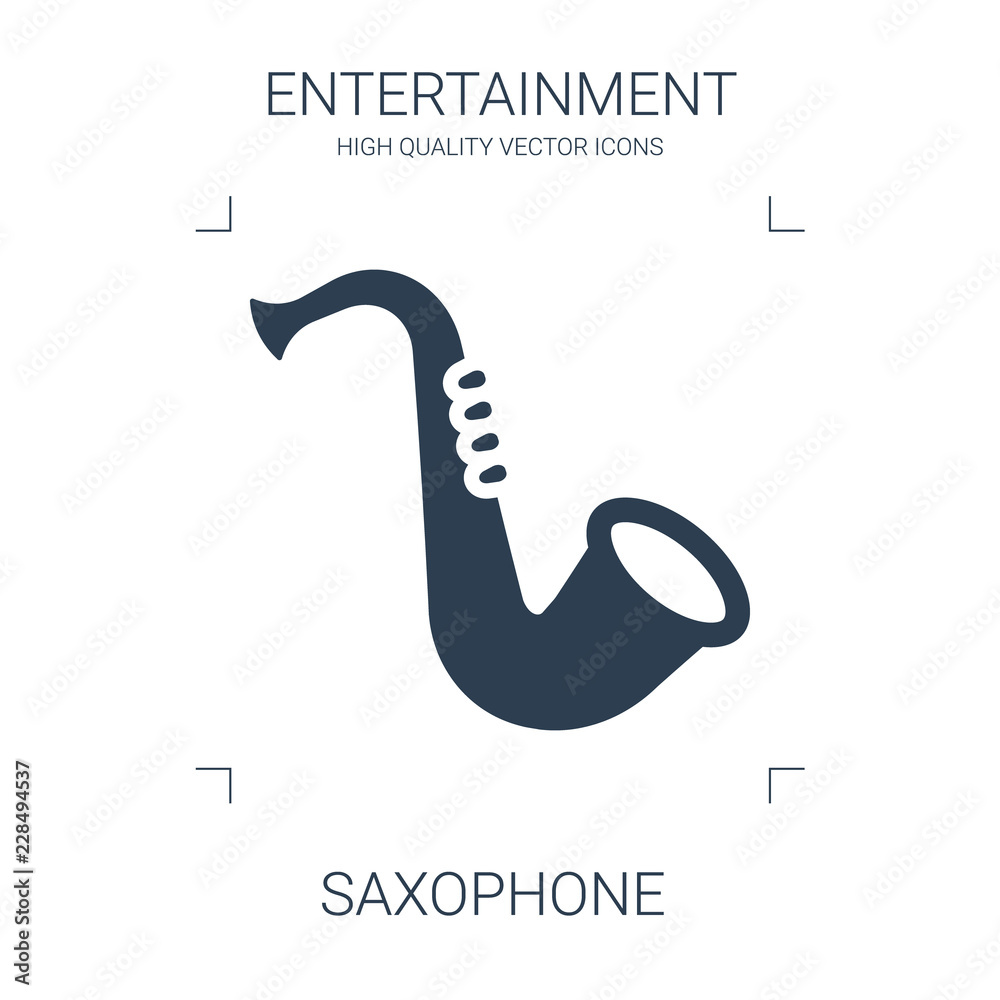 Poster saxophone icon