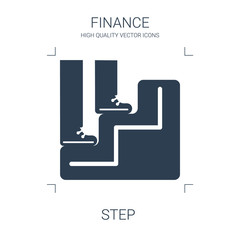 Fototapeta premium step icon