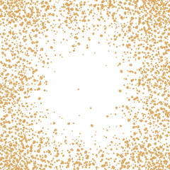 goldene Konfetti Dekoration