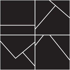 Abstract geometric seamless pattern - 228495935