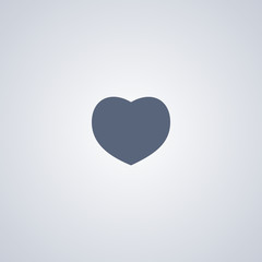 Heart, love, vector best flat icon