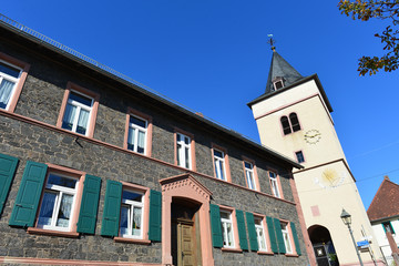 Wehrkirche St. Kilian in der Altstadt von Hochstadt (Maintal) 