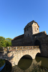 Ruine der Wasserburg in Bad Vilbel 