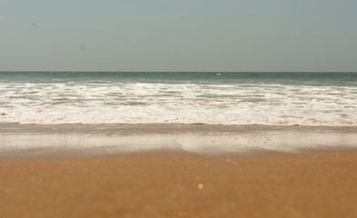 Re treating waves meeting the upcoming waves. Clicked at Goa India.