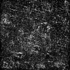 The grunge texture black and white. Vector abstract background from cracks, scratches, abrasions