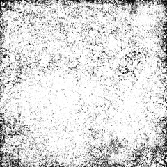 The grunge texture black and white. Vector abstract background from cracks, scratches, abrasions