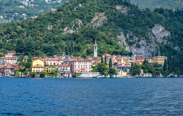 Fototapeta premium Menaggio town from Lake Como view