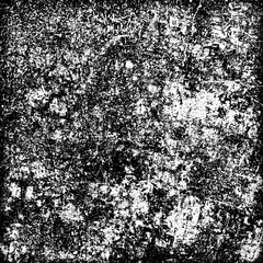 The grunge texture black and white. Vector abstract background from cracks, scratches, abrasions