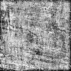 The grunge texture black and white. Vector abstract background from cracks, scratches, abrasions