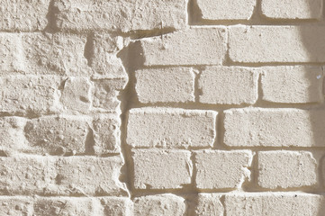 Weathered brick wall