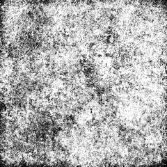 The grunge texture black and white. Vector abstract background from cracks, scratches, abrasions