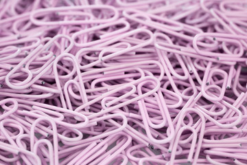 PASTEL PURPLE PAPER CLIPS FOR BACKGROUND