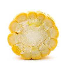 Corn on a white background