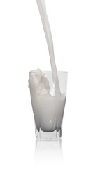Pouring Milk in Glass