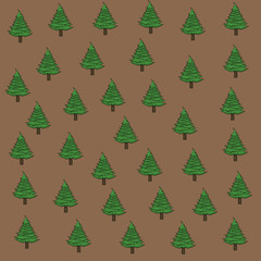 Tree pine background pattern