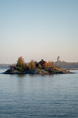 Little island in the sea
