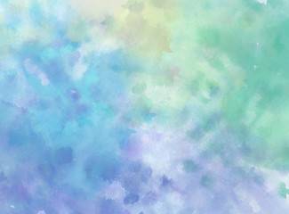Abstract beautiful Colorful watercolor illustration painting background and backdrop.