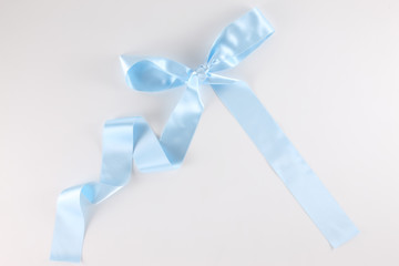 水色のサテンリボン｜Light Blue Satin Ribbon