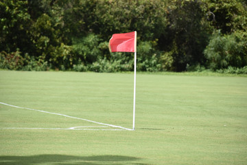 Red sports flag