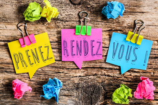 bulle Post-it : Prenez rendez-vous