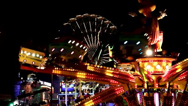 Night fair attractions