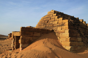 Nord Sudan Pyramiden von Meroe