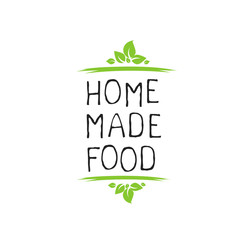 Home made food label and high quality product badges. Bio Organic product Pure healthy Eco food organic, bio and natural product icon. Emblems for cafe, packaging etc. Vector