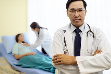 Doctor Portrait in Hospital