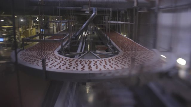 Waffle production factory line