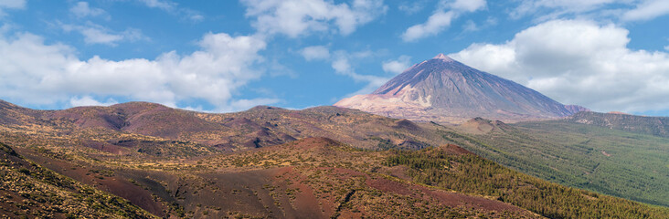Fototapeta na wymiar National Park of Mount Teide in Tenerife